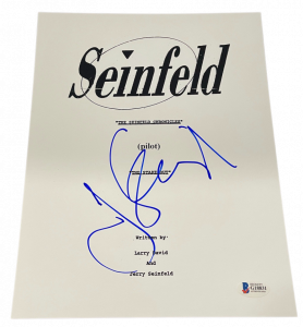 JERRY SEINFELD SIGNED SEINFELD PILOT SCRIPT AUTHENTIC AUTOGRAPH BECKETT COA COLLECTIBLE MEMORABILIA