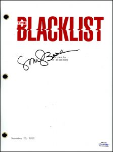 MEGAN BOONE “THE BLACKLIST” AUTOGRAPH SIGNED COMPLETE PILOT EPISODE SCRIPT ACOA COLLECTIBLE MEMORABILIA