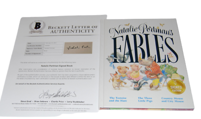 NATALIE PORTMAN SIGNED AUTOGRAPHED FABLES 1ST EDITION BOOK BECKETT LOA A48483 COLLECTIBLE MEMORABILIA