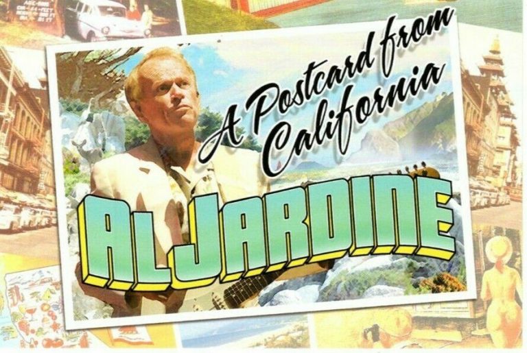 AL JARDINE AUTOGRAPHED SIGNED POSTCARD POST CARD – TO JOHN THE BEACH BOYS COLLECTIBLE MEMORABILIA