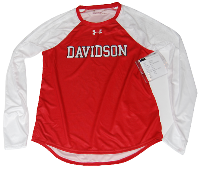 NEW UNDER ARMOUR DAVIDSON WILDCATS LONG SLEEVE BASKETBALL SHIRT MEDIUM WOMEN’S COLLECTIBLE MEMORABILIA