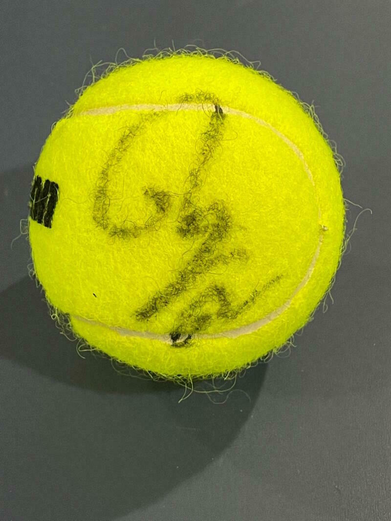 Rafael Nadal Signed Autographed Tennis Ball Rare Champion Legend With