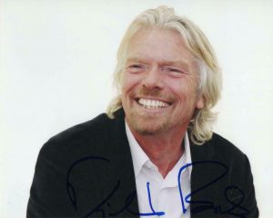 RICHARD BRANSON SIGNED AUTOGRAPH 8×10 PHOTO – VIRGIN GROUP CEO, NECKER ISLAND COLLECTIBLE MEMORABILIA