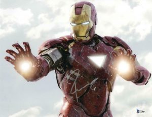 ROBERT DOWNEY JR SIGNED 11X14 PHOTO IRON MAN MARVEL AUTOGRAPH BECKETT COA D COLLECTIBLE MEMORABILIA
