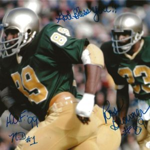 Ross Browner Bengals signed Notre Dame Fighting Irish 8x10 photo autographed JSA
