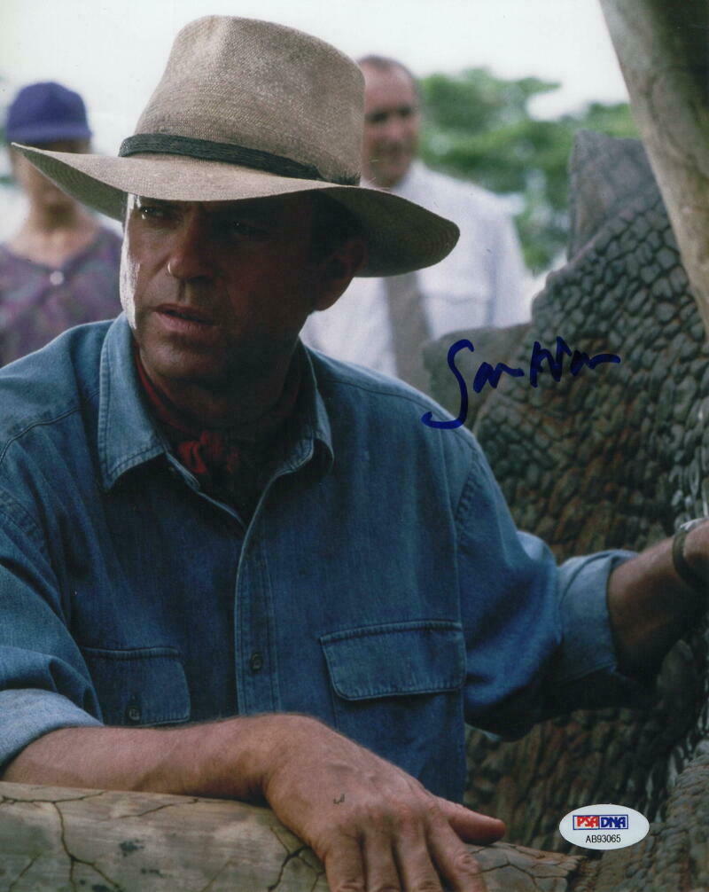 Sam Neill Signed Autograph 8x10 Photo Jurassic Park Peaky Blinders Rare Psa Autographia 
