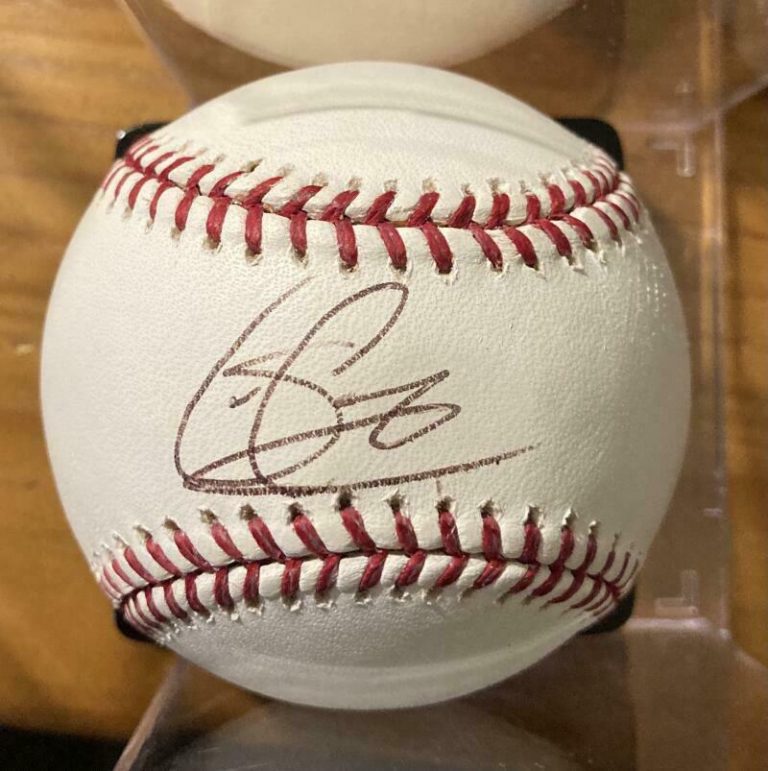 SEAN CASEY SIGNED AUTOGRAPH OFFICIAL OMLB BASEBALL VERY RARE REDS COA COLLECTIBLE MEMORABILIA