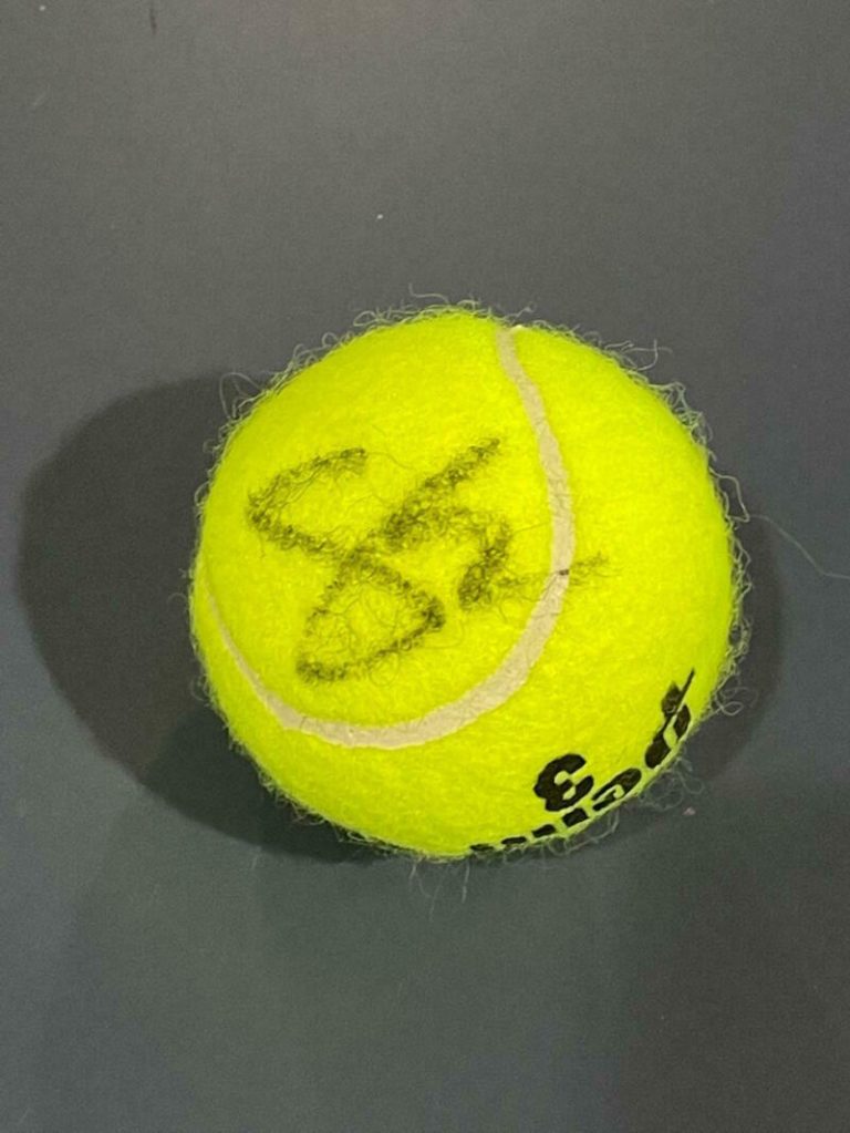 STAN WAWRINKA SIGNED AUTOGRAPHED TENNIS BALL RARE CHAMPION LEGEND WITH COA COLLECTIBLE MEMORABILIA