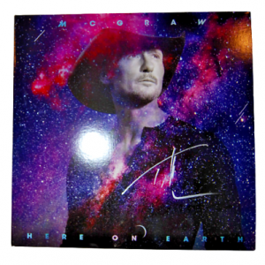 TIM MCGRAW SIGNED (HERE ON EARTH) VINYL AUTOGRAPHED RECORD ALBUM LP BECKETT #2 COLLECTIBLE MEMORABILIA