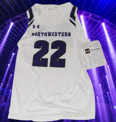 UNDER ARMOUR WOMEN’S NORTHWESTERN WILDCATS BASKETBALL JERSEY SZM NEW UJKJG1W #22 COLLECTIBLE MEMORABILIA