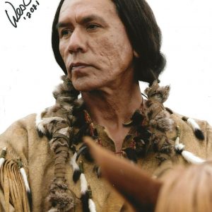 Wes Studi signed Hell on Wheels 8x10 photo autographed Chief Many Horses JSA