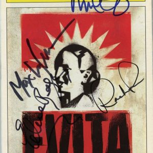 "Evita" Cast AUTOGRAPHS Signed Broadway Playbill - Elena Roger + 3 ACOA Collectible Memorabilia