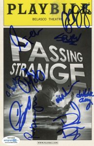 “PASSING STRANGE” AUTOGRAPHS SIGNED OBC BROADWAY PLAYBILL ACOA COLLECTIBLE MEMORABILIA