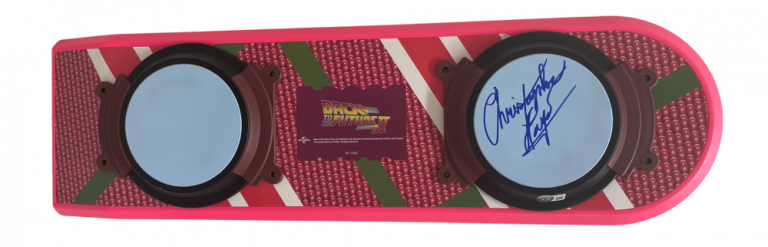 -CHRISTOPHER LLOYD SIGNED BACK TO THE FUTURE HOVERBOARD AUTOGRAPH BECKETT COA COLLECTIBLE MEMORABILIA