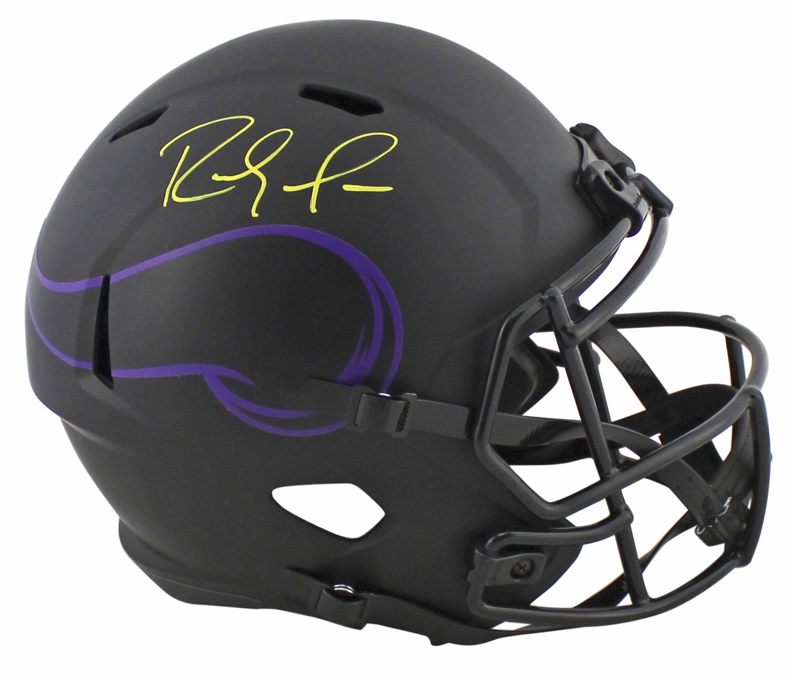 VIKINGS RANDY MOSS SIGNED ECLIPSE FULL SIZE SPEED REP HELMET BAS WITNESSED COLLECTIBLE MEMORABILIA