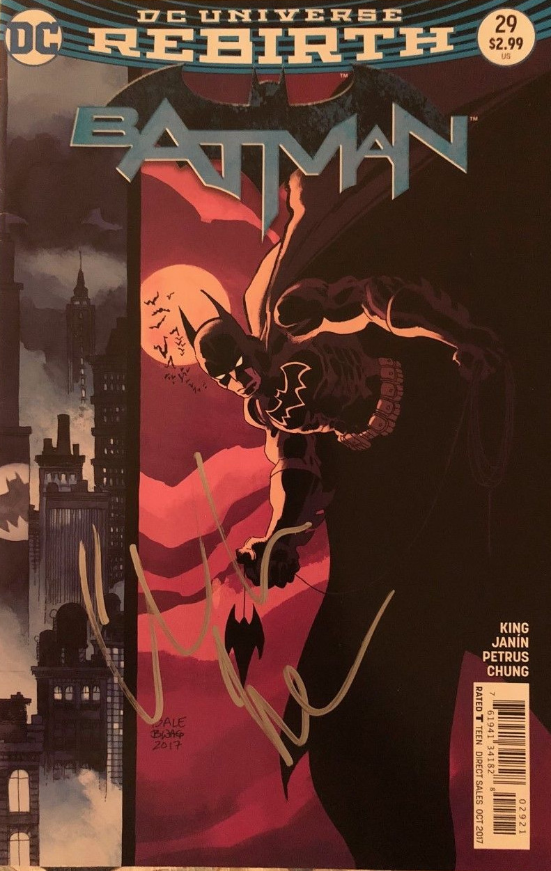 Christian Bale signed autographed Batman Comic Book BECKETT BAS