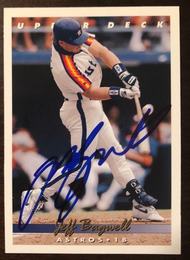 Jeff Bagwell signed autographed 1993 Upper Deck Baseball Card