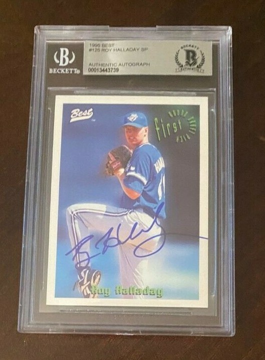 Roy Halladay signed autographed Rookie Card Classic Best 1995