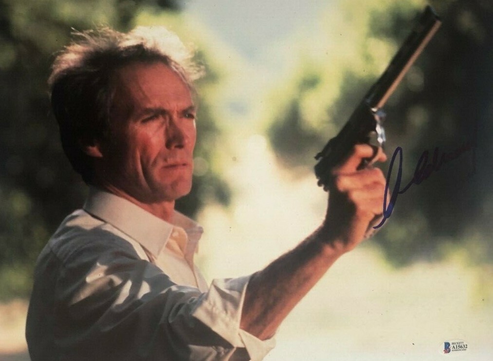 Clint Eastwood signed autographed 11x14 photo Beckett COA