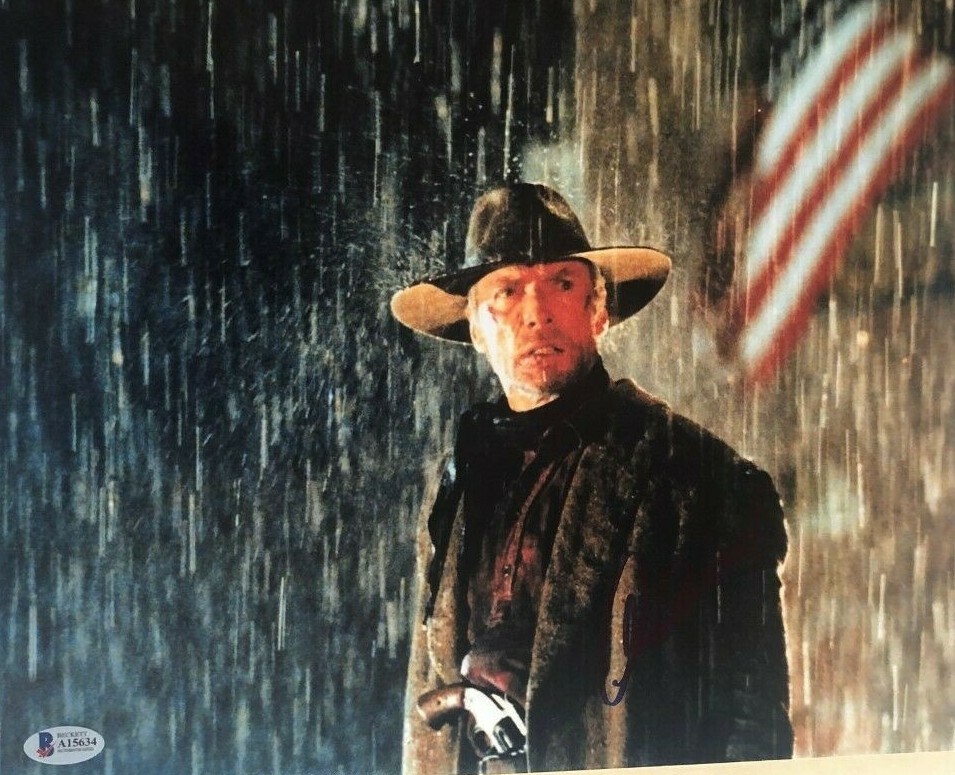Clint Eastwood signed autographed 11x14 photo Beckett COA