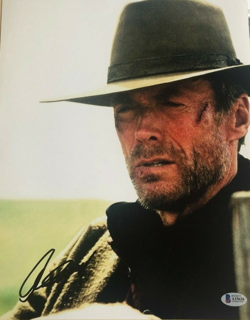 Clint Eastwood signed autographed 11x14 photo Beckett COA Extremely Rare