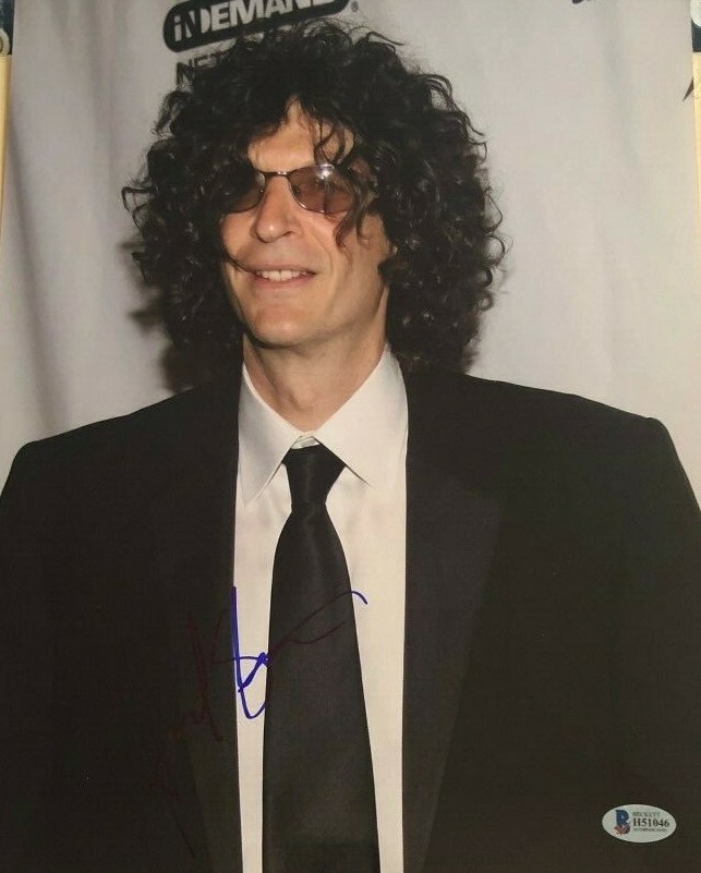Howard Stern signed autographed 11x14 Photo Private Parts Beckett Authenticated