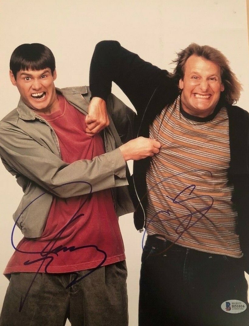 Jim Carrey Jeff Daniels signed autographed 11x14 Photo Dumb and Dumber COA