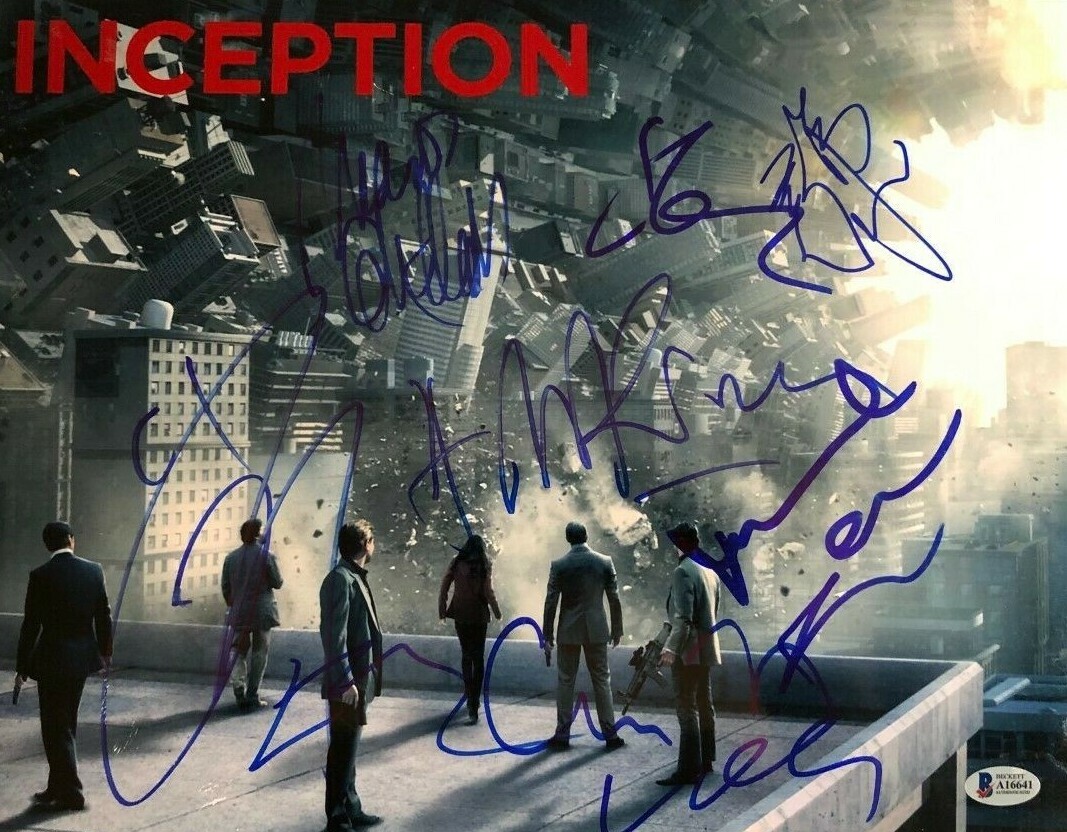 Inception Cast signed autographed 11x14 photo Dicaprio Nolan x9