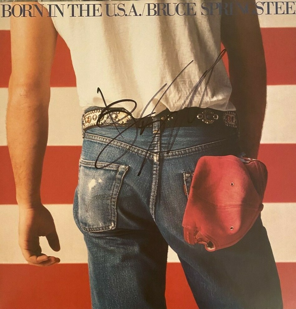 Bruce Springsteen Born in the USA Signed Autographed Vinyl LP BAS Beckett