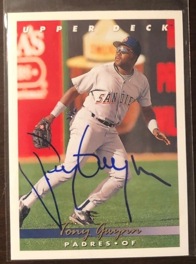 Tony Gwynn signed autographed 1993 Upper Deck Card
