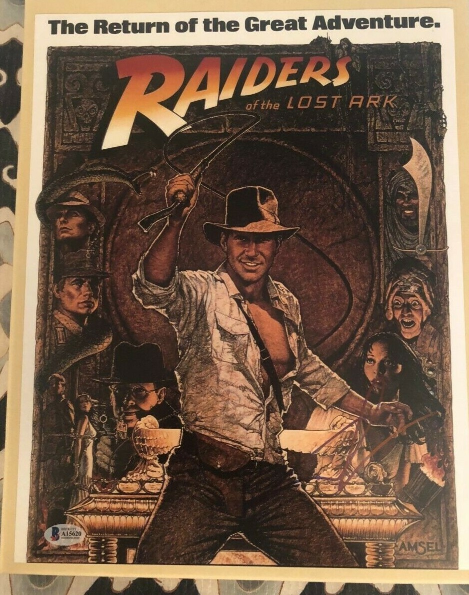 George Lucas signed autographed 11x14 photo Indiana Jones BECKETT COA