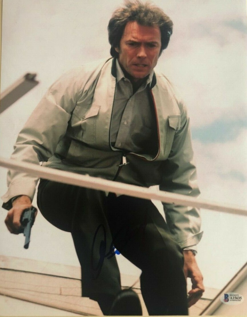 Clint Eastwood signed autographed 11x14 photo Beckett COA Extremely Rare