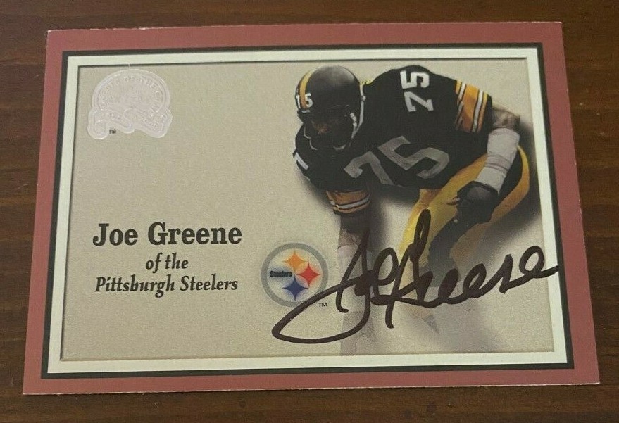 Joe Greene signed autographed 2000 Fleer Greats of the Game