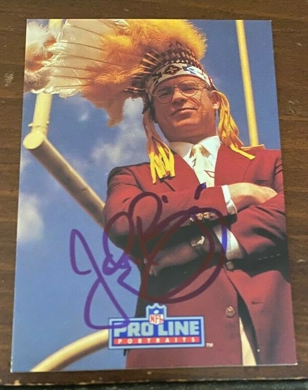John Riggins signed autographed Pro Line Trading Card Washington Redskins