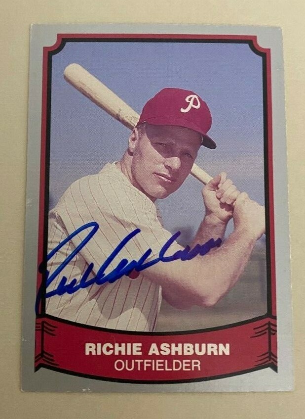 Richie Ashburn signed autographed 1988 Pacific Legends Card