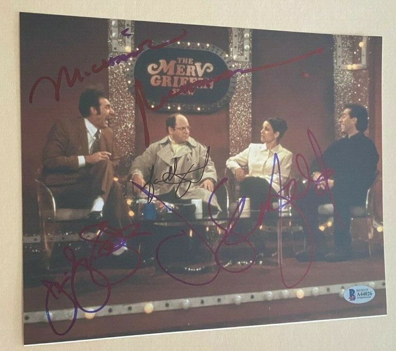 Seinfeld cast Michael Richards signed autographed 8x10 Photo Merv Griffin COA