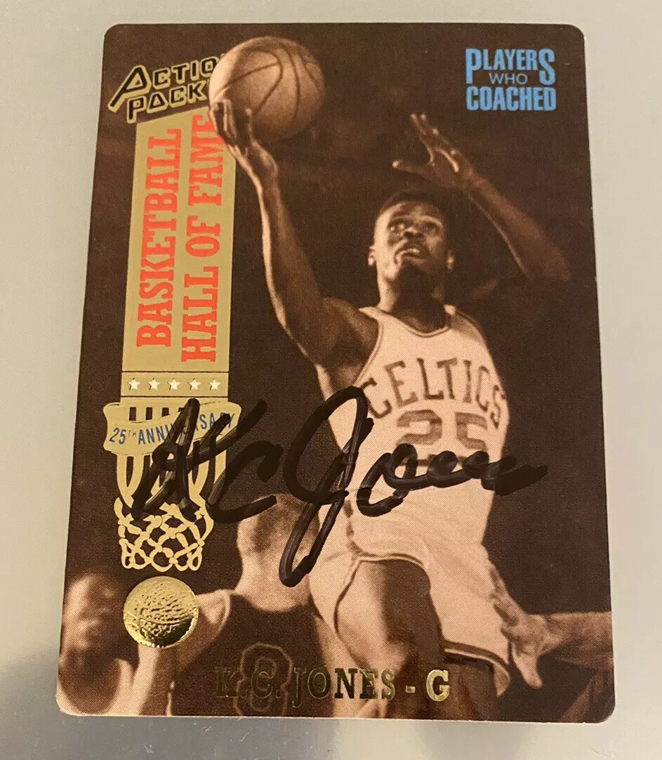 K.C Jones signed autographed 1993 Action Packed Card Boston Celtics RARE