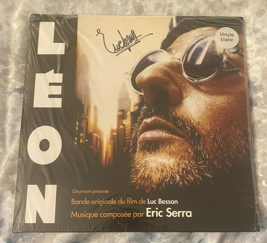 Eric Serra signed autographed The Professional Vinyl Luc Besson Natalie Portman