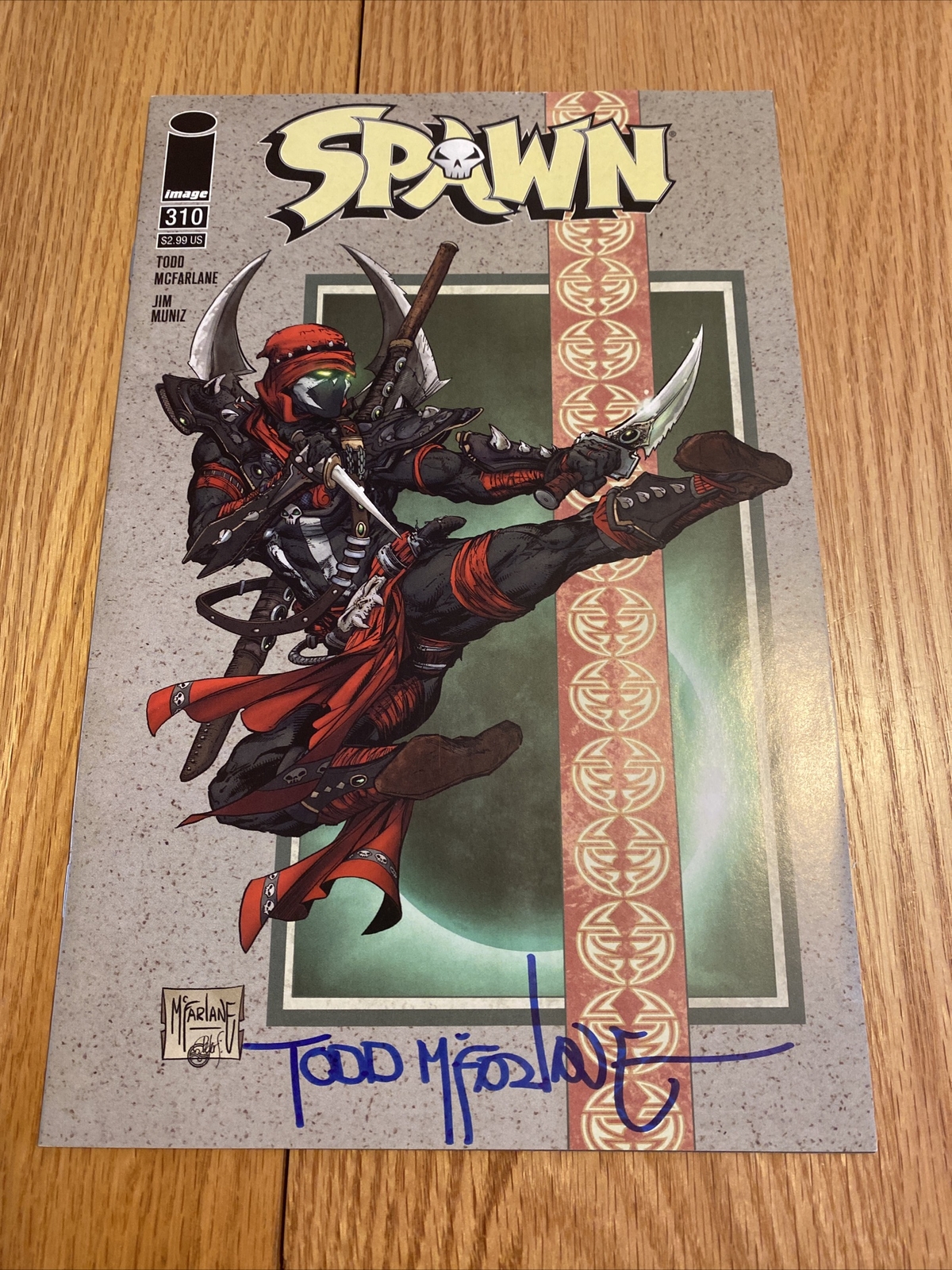 Todd McFarlane signed autographed Spawn Comic Book 310 COA