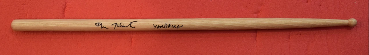 Jim McCarty Signed Autographed Drumstick The Yardbirds Drummer Exact Proof