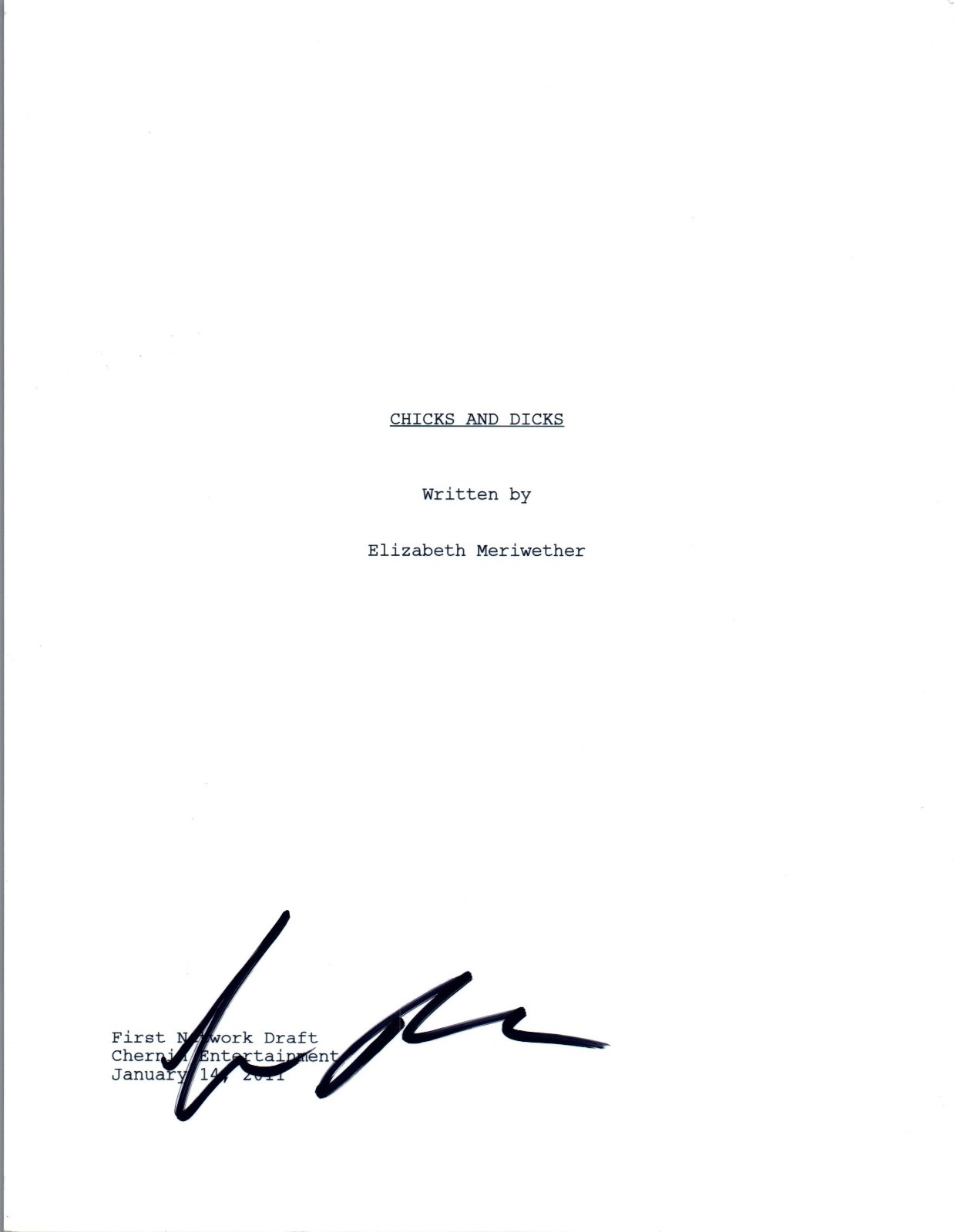 LaMorne Morris Signed Autographed NEW GIRL Pilot Episode Script COA VD
