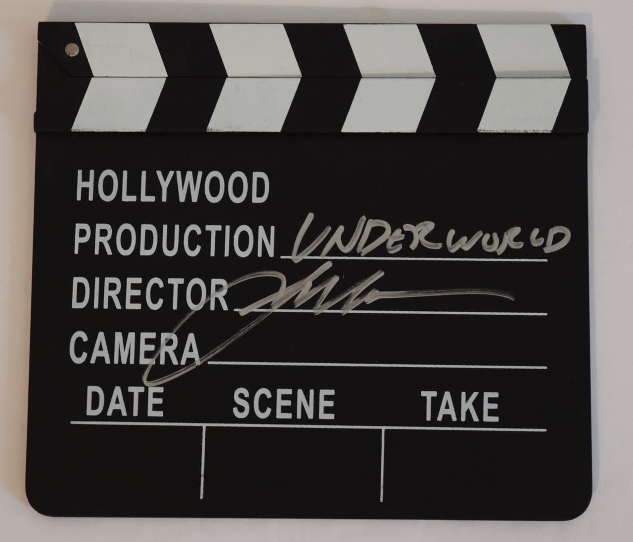 Len Wiseman Signed Autographed Clapboard UNDERWORLD Director COA VD