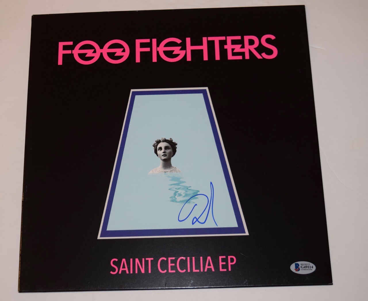 Dave Grohl Signed Autographed FOO FIGHTERS Saint Cecilia Ep Record Album BAS COA