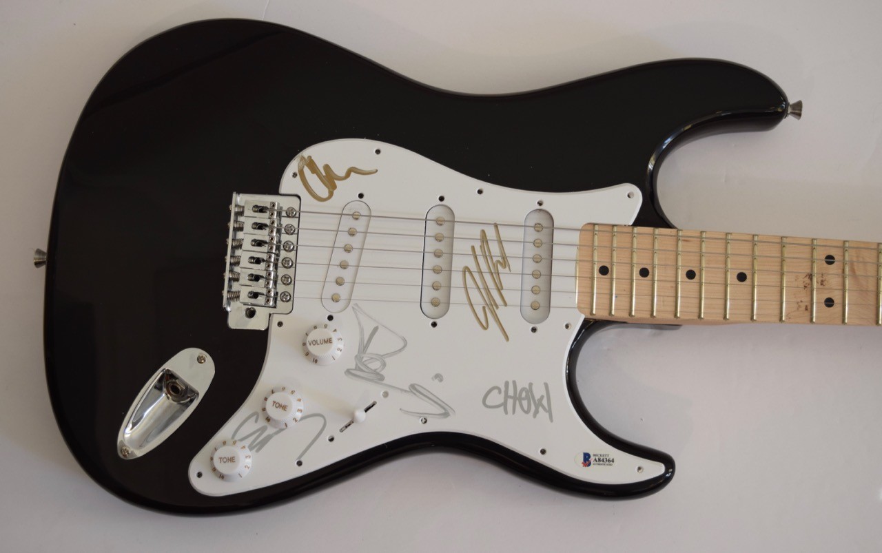 STONE SOUR Signed Autographed Electric Guitar Corey Taylor +4 BAS Beckett COA