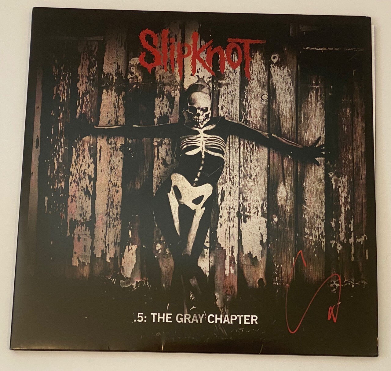 Corey Taylor Signed Slipknot .5 The Paul Gray Chapter Vinyl Record Beckett COA