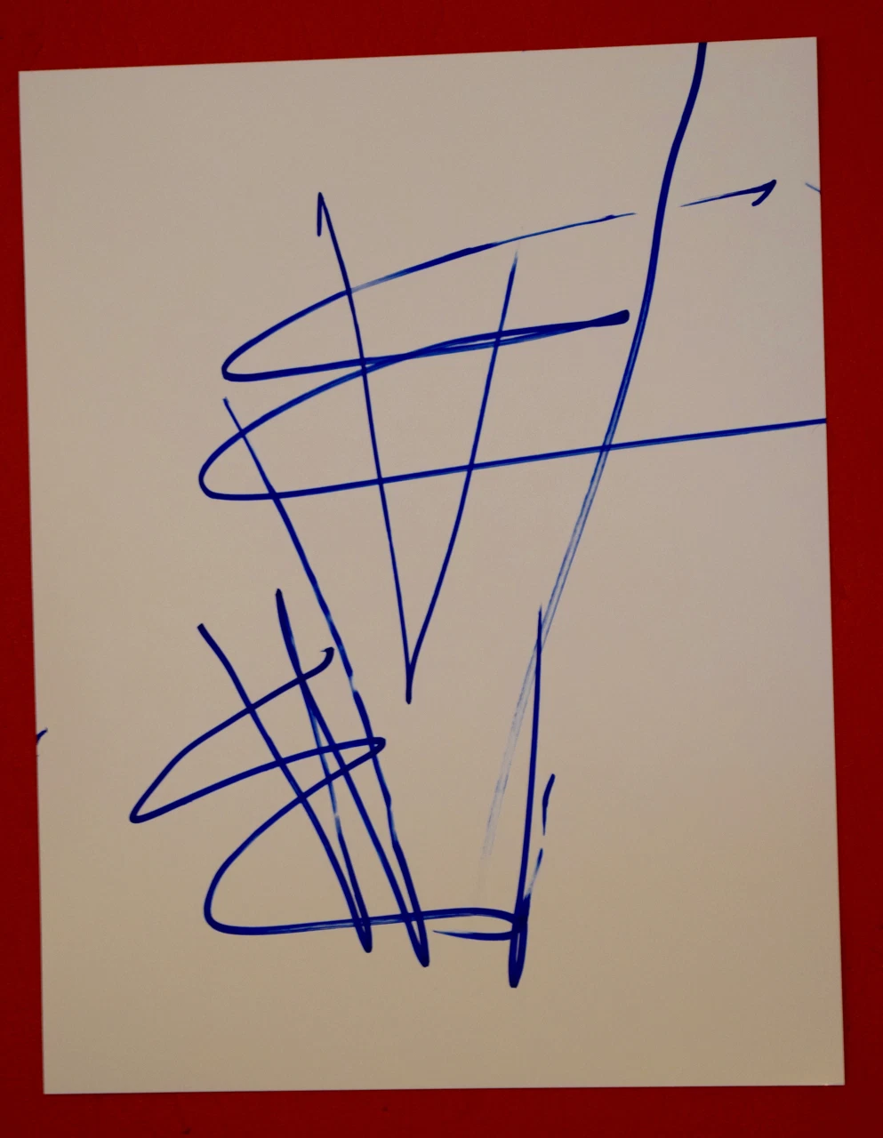 ERIC WILSON BASSIST OF SUBLIME HAND DRAWN SIGNED AUTOGRAPHED SKETCH DRAWING B COLLECTIBLE MEMORABILIA