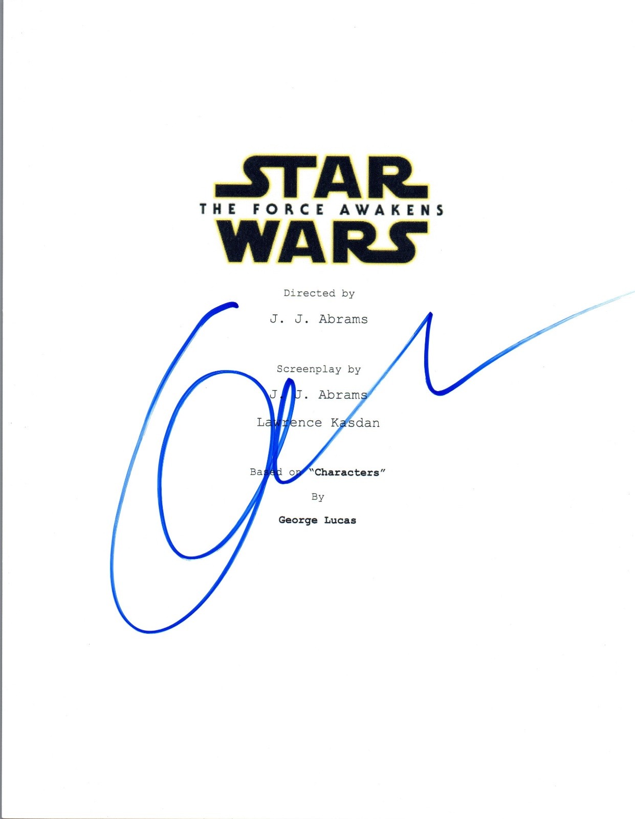 Gwedoline Christie Signed Autographed STAR WARS THE FORCE AWAKENS Script COA VD