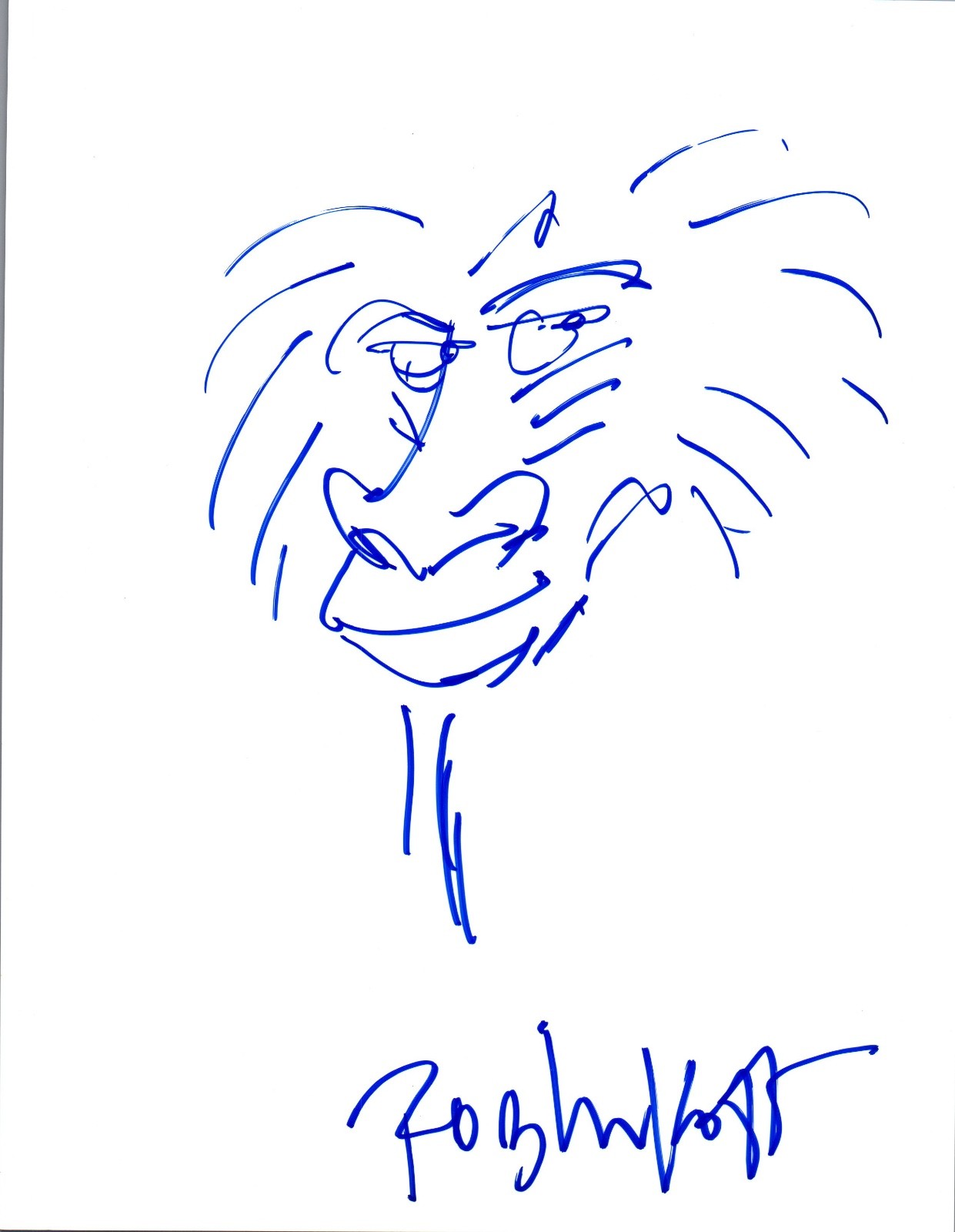 Rob Minkoff Signed Autographed Hand Drawn Sketch The Lion King Director COA VD