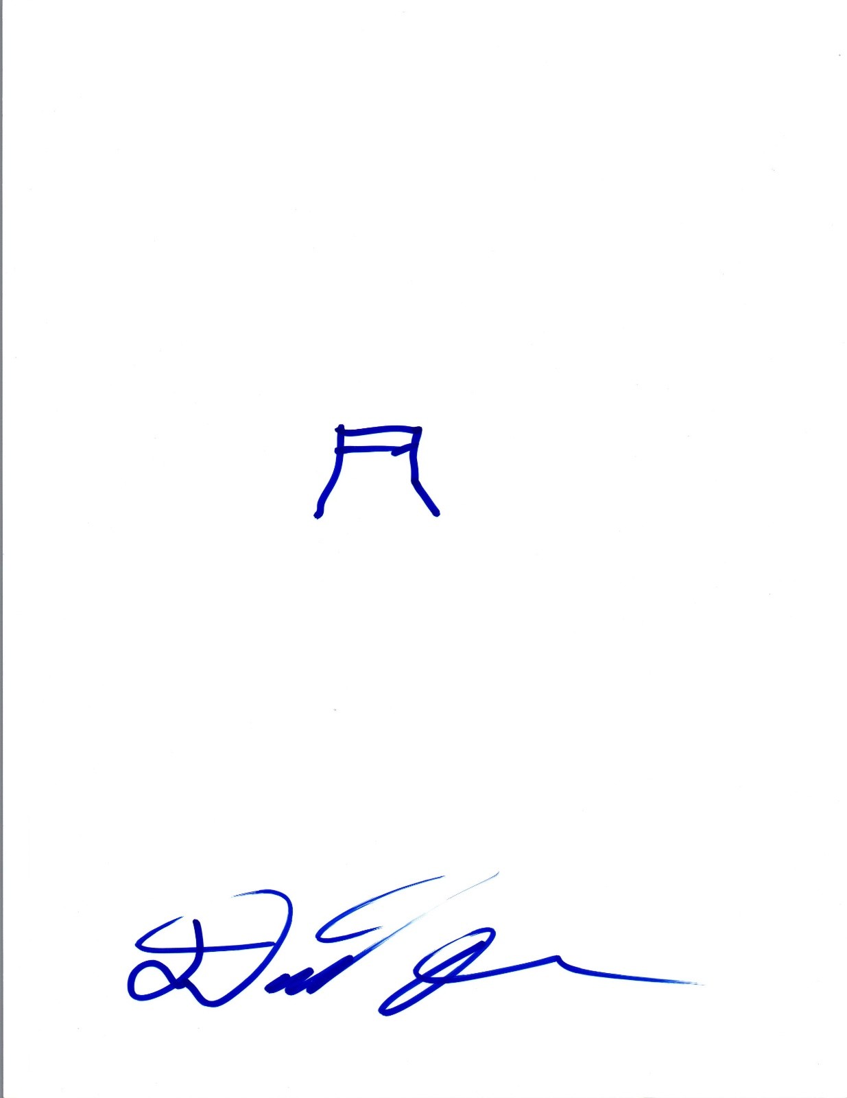 David Odom Signed Autographed Hand Drawn Sketch The Warp Zone YouTube COA VD