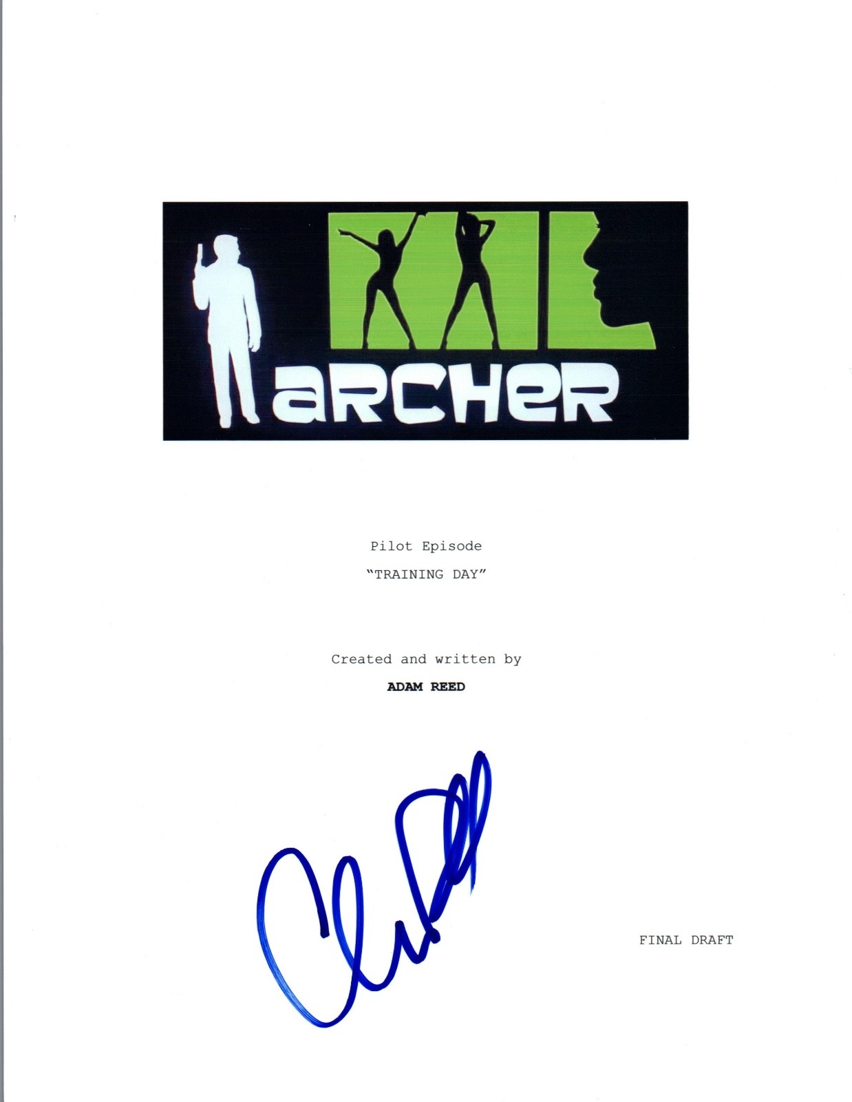 Chris Parnell Signed Autographed ARCHER 